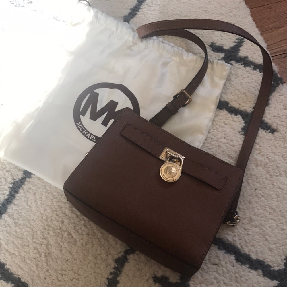 Michael Kors brown leather purse
